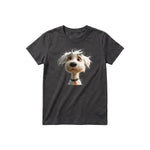 T-shirt Dog graphic 0057 - Dark Gray