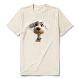 T-shirt Dog graphic 0057 - Natural
