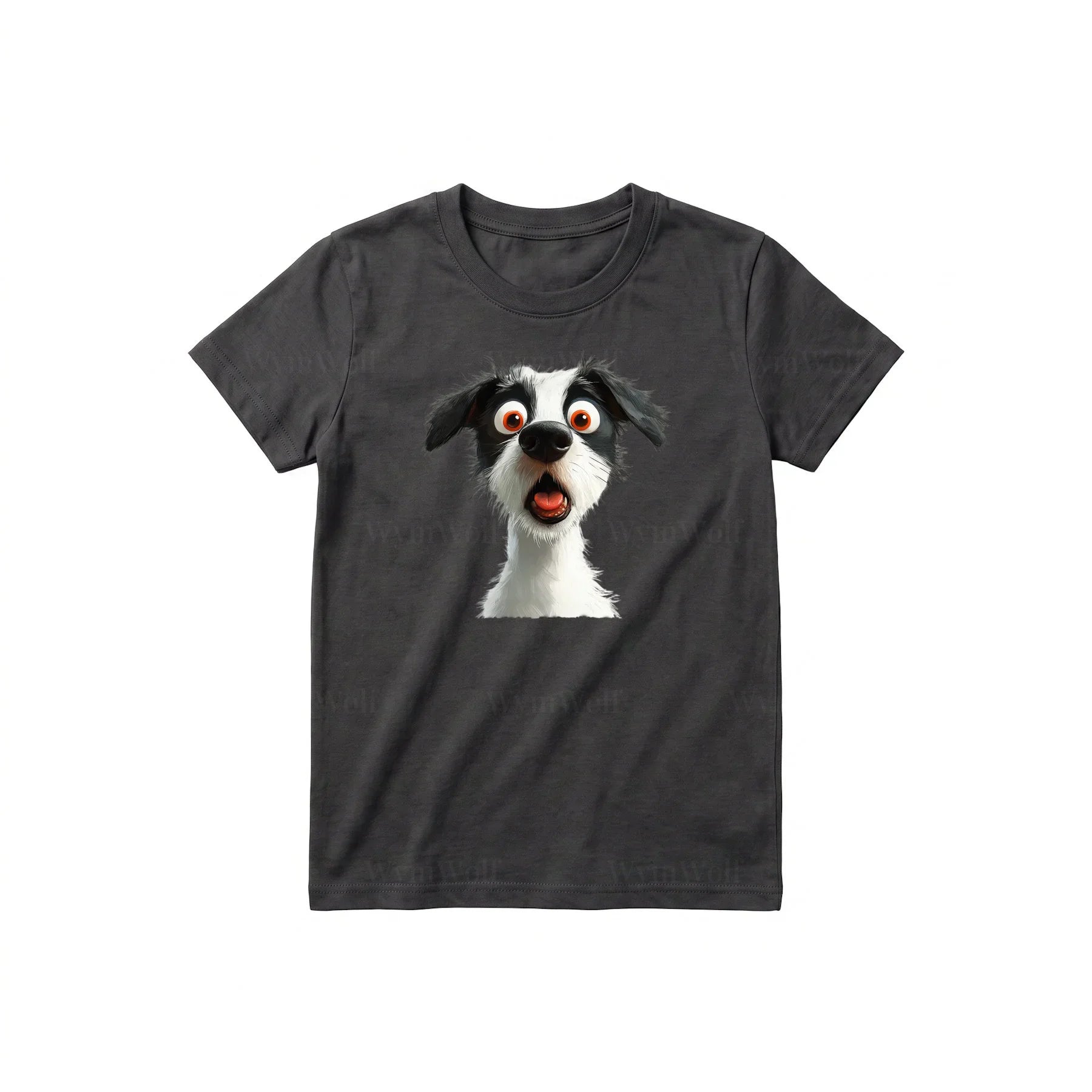T-shirt Dog graphic 0058 - Dark Gray