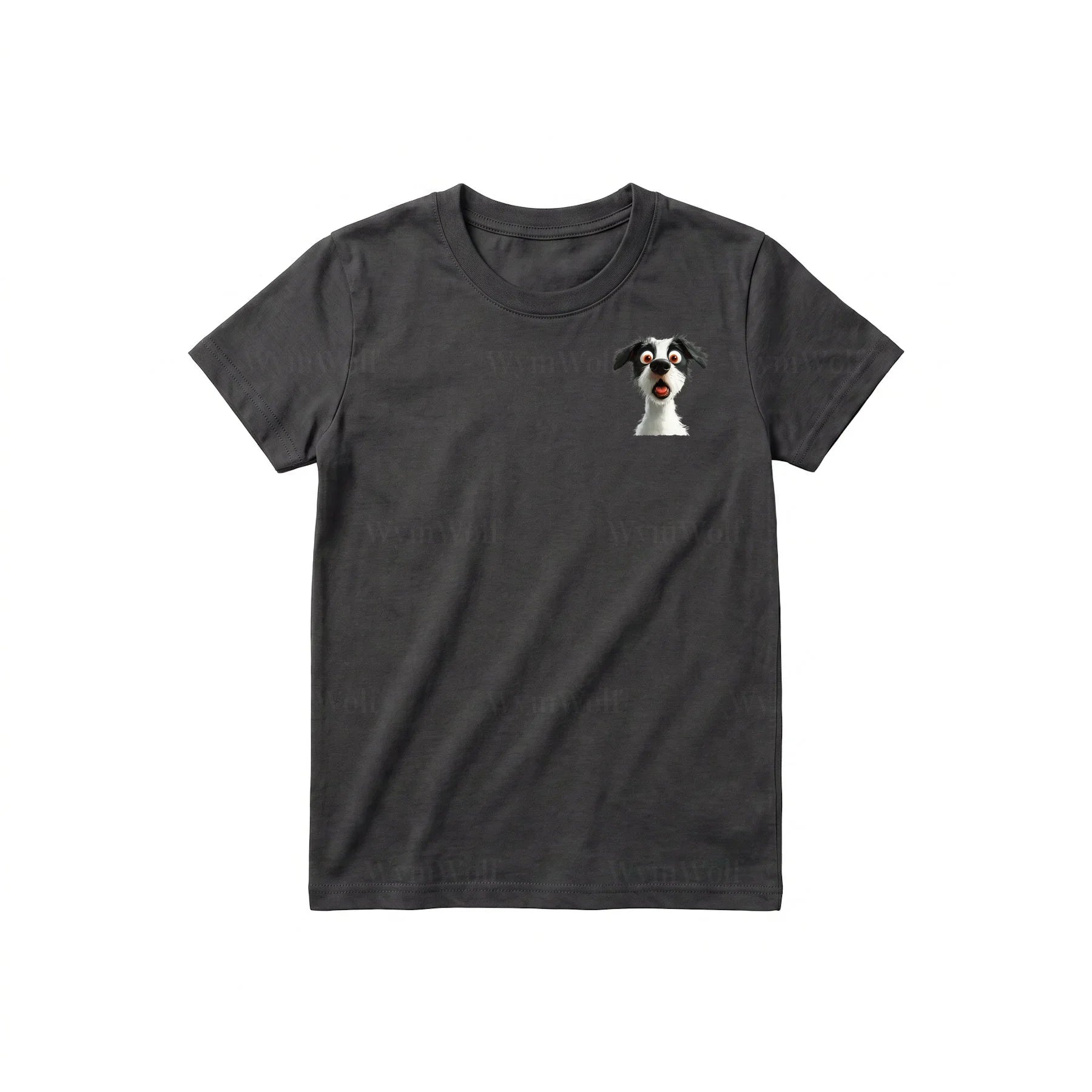 T-shirt Dog graphic 0058 - Dark Gray