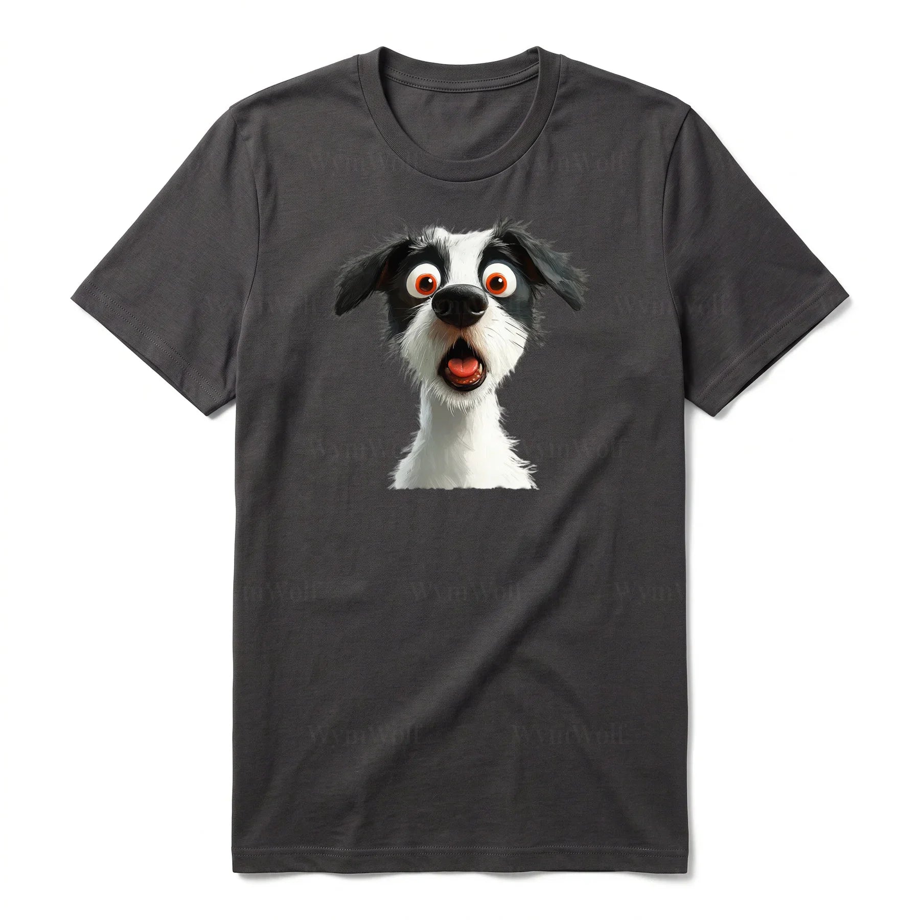 T-shirt Dog graphic 0058 - Dark Gray