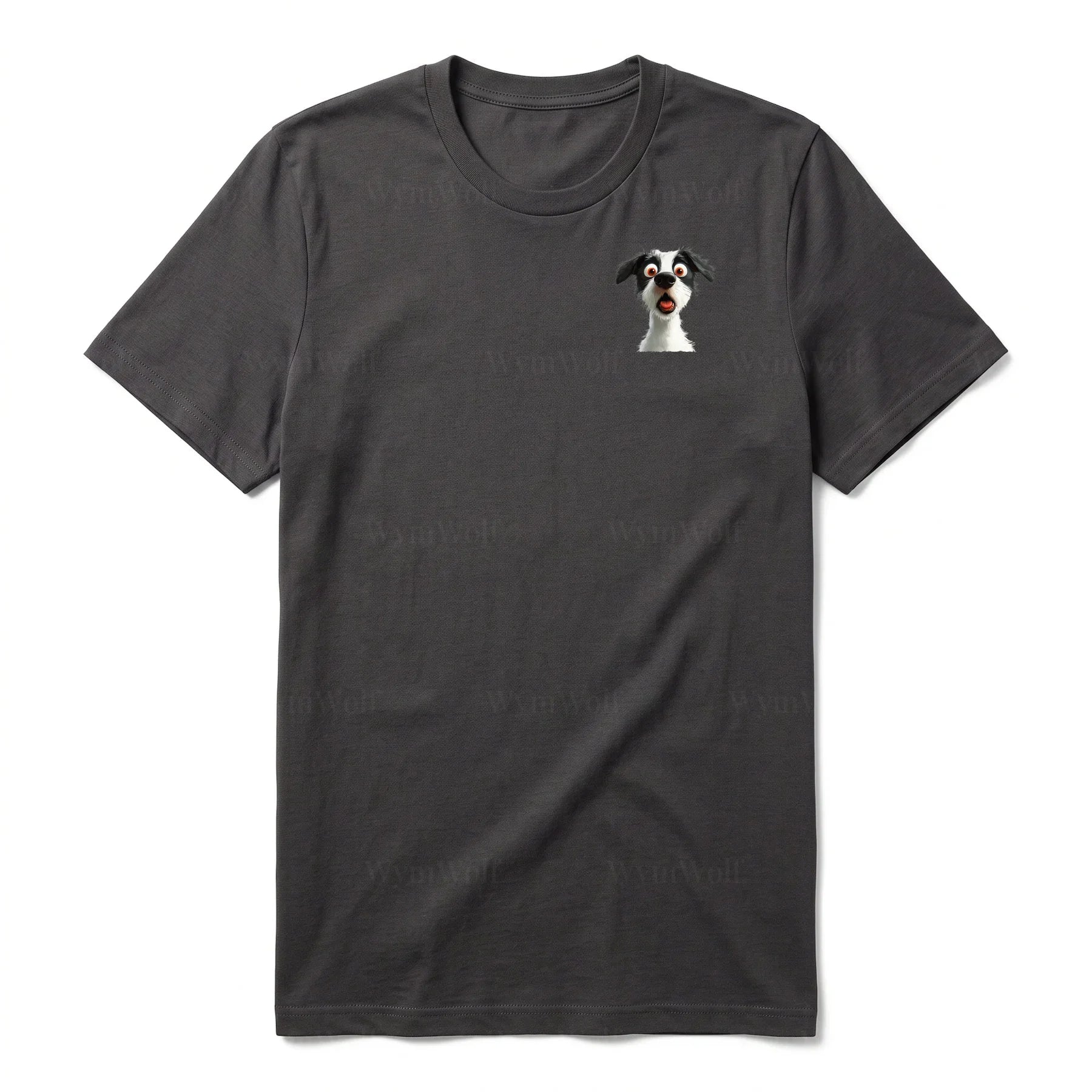 T-shirt Dog graphic 0058 - Dark Gray