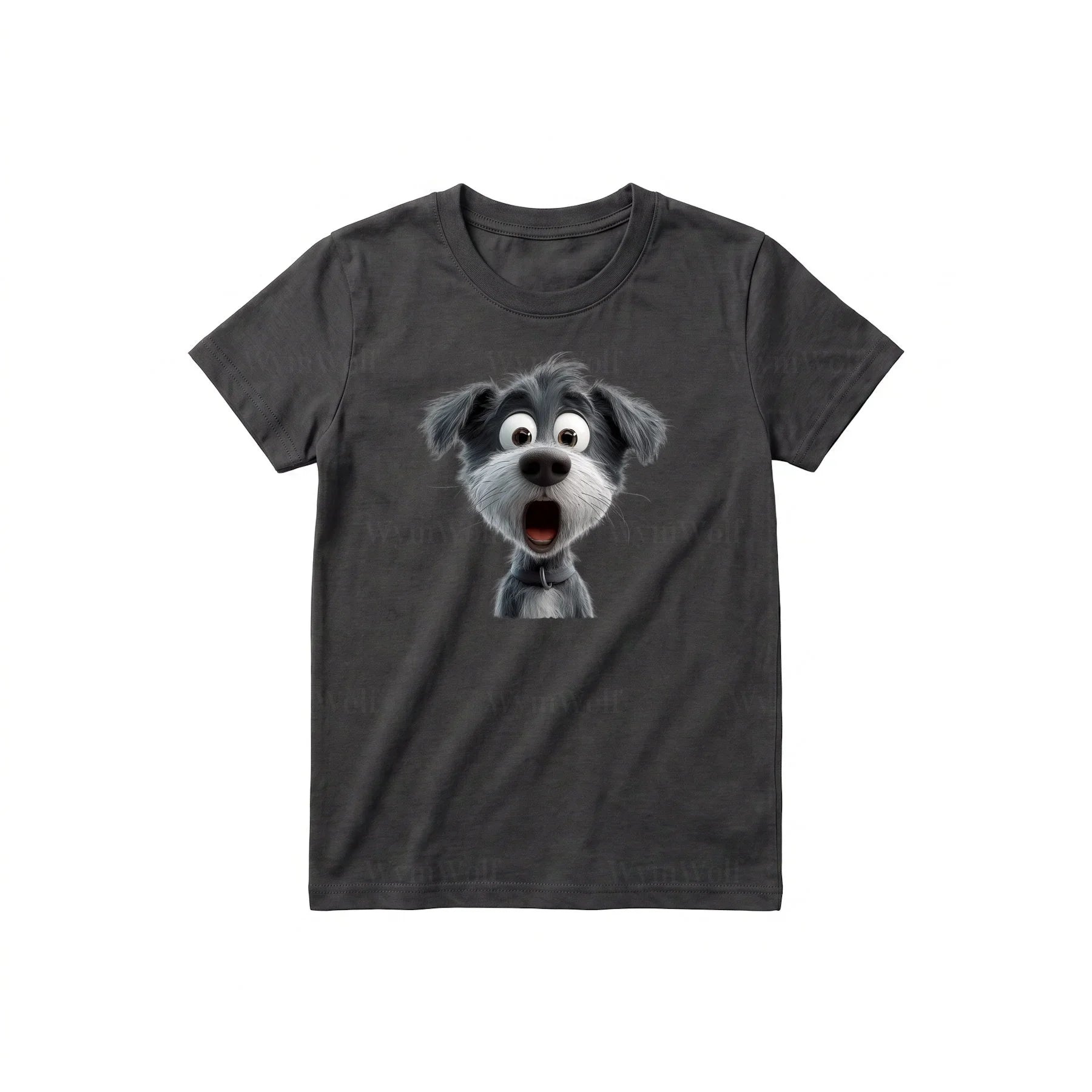 T-shirt Dog graphic 0059 - Dark Gray
