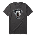 T-shirt Dog graphic 0059 - Dark Gray