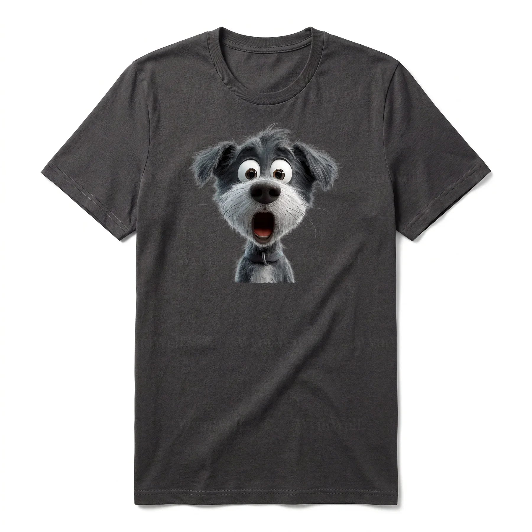 T-shirt Dog graphic 0059 - Dark Gray