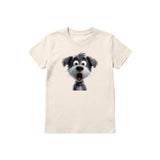 T-shirt Dog graphic 0059 - Natural