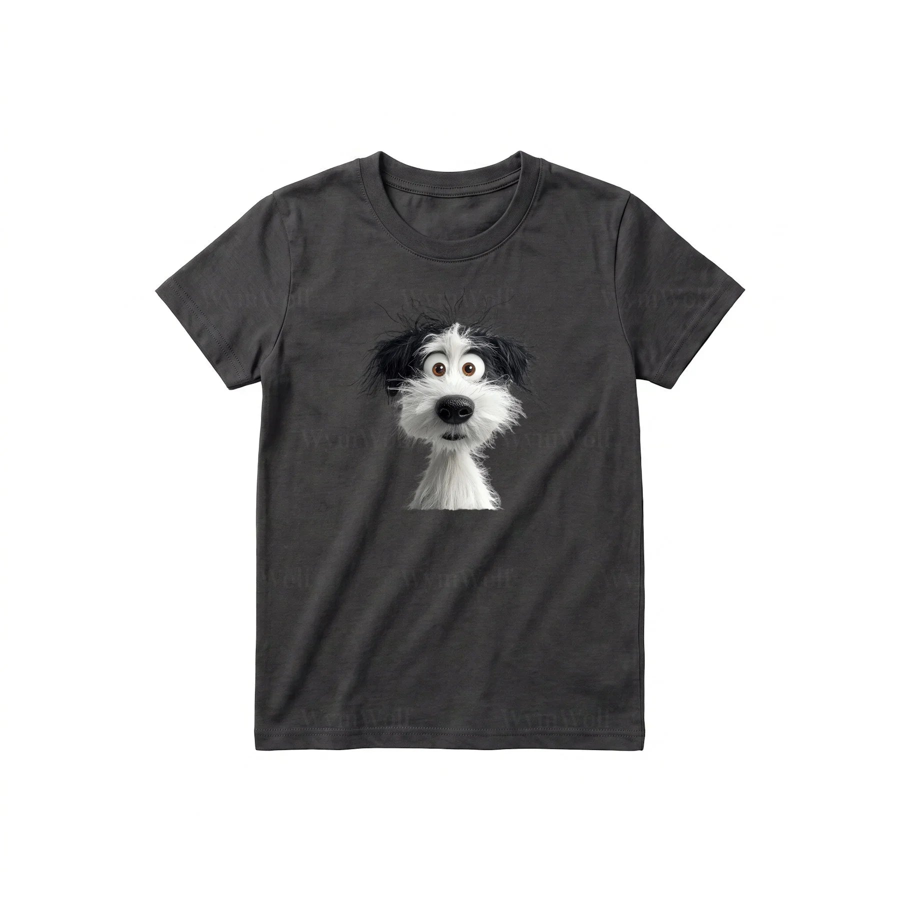 T-shirt Dog graphic 0060 - Dark Gray