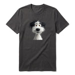 T-shirt Dog graphic 0060 - Dark Gray
