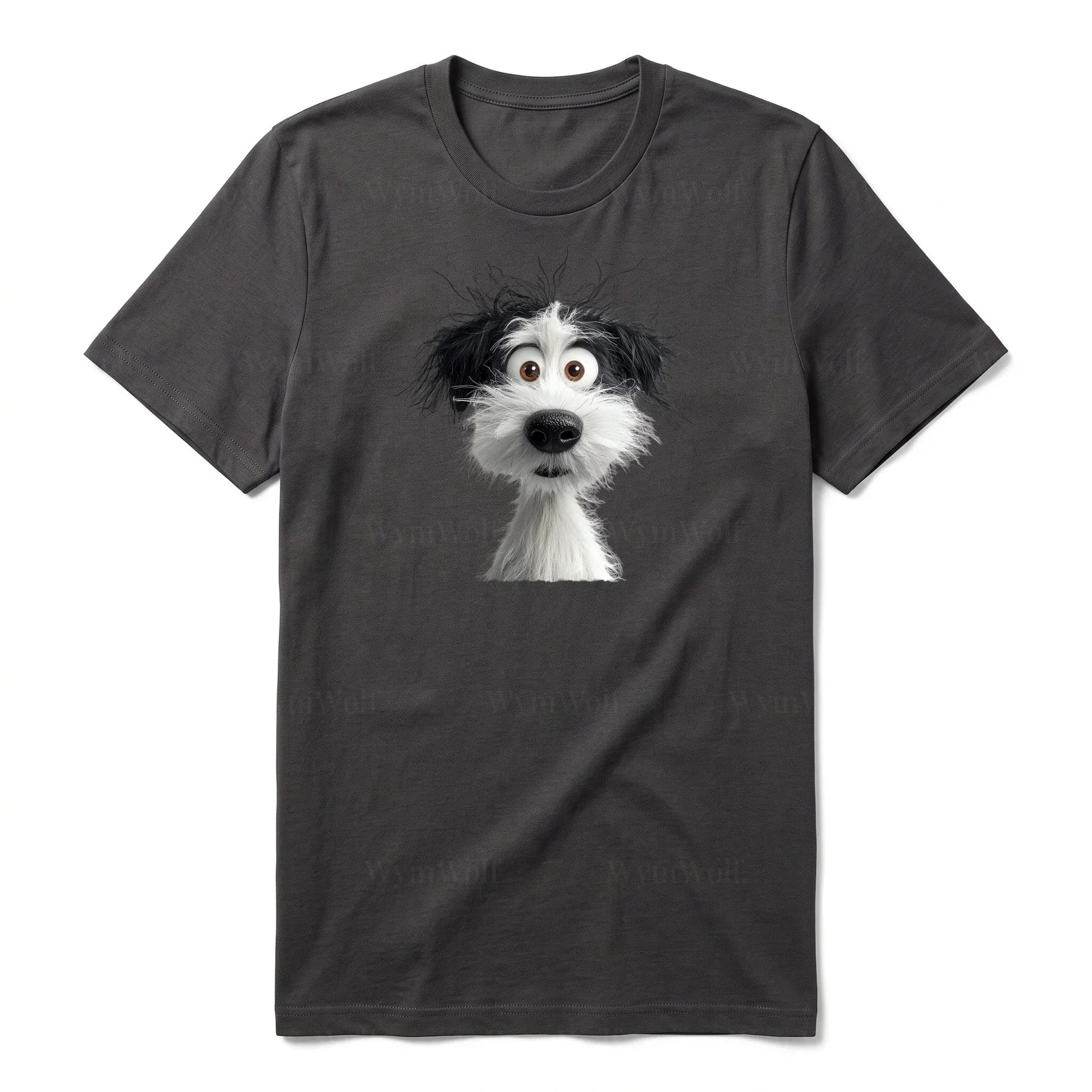 T-shirt Dog graphic 0060 - Dark Gray