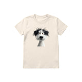 T-shirt Dog graphic 0060 - Natural