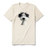 T-shirt Dog graphic 0060 - Natural