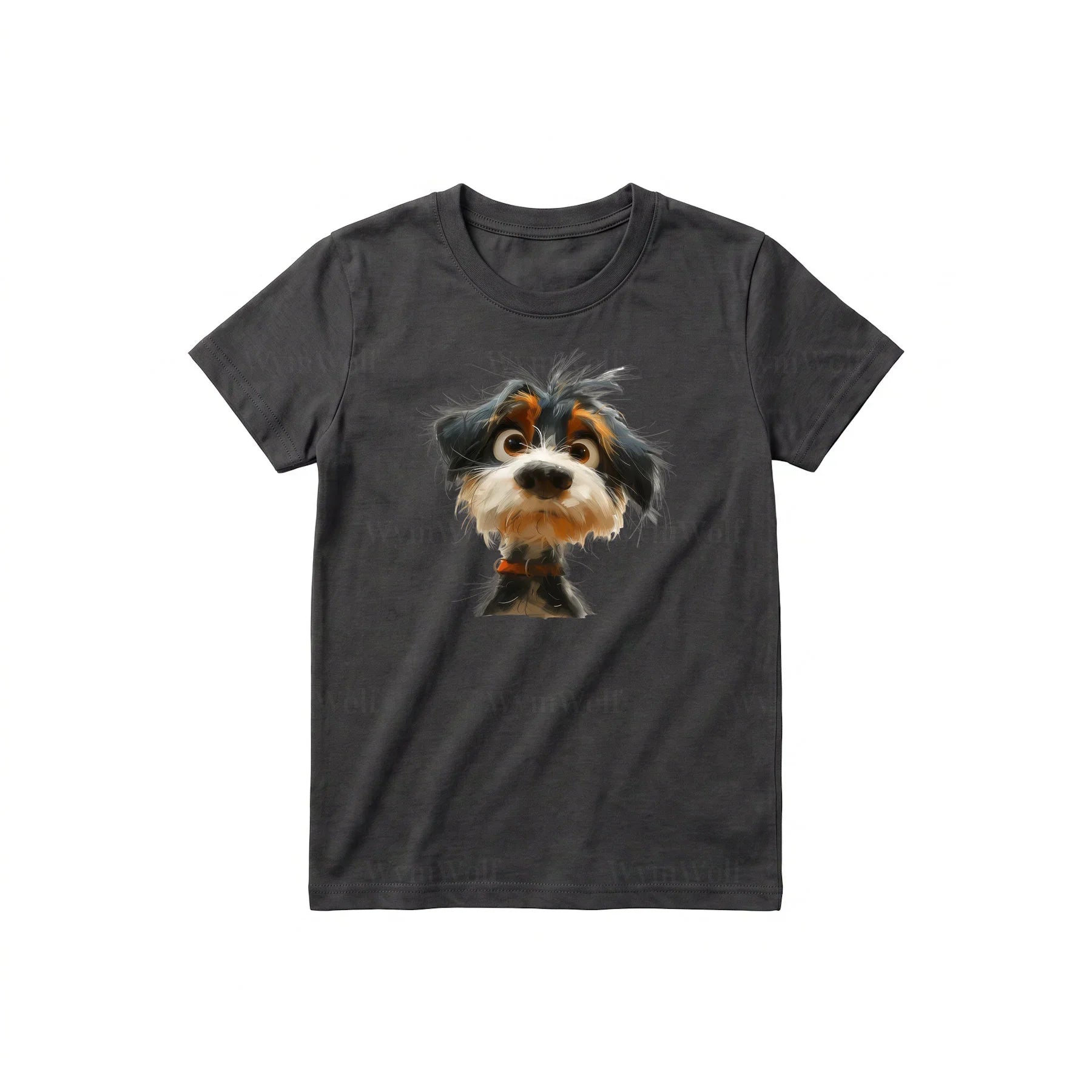 T-shirt Dog graphic 0061 - Dark Gray