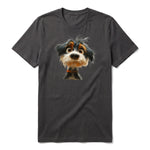 T-shirt Dog graphic 0061 - Dark Gray