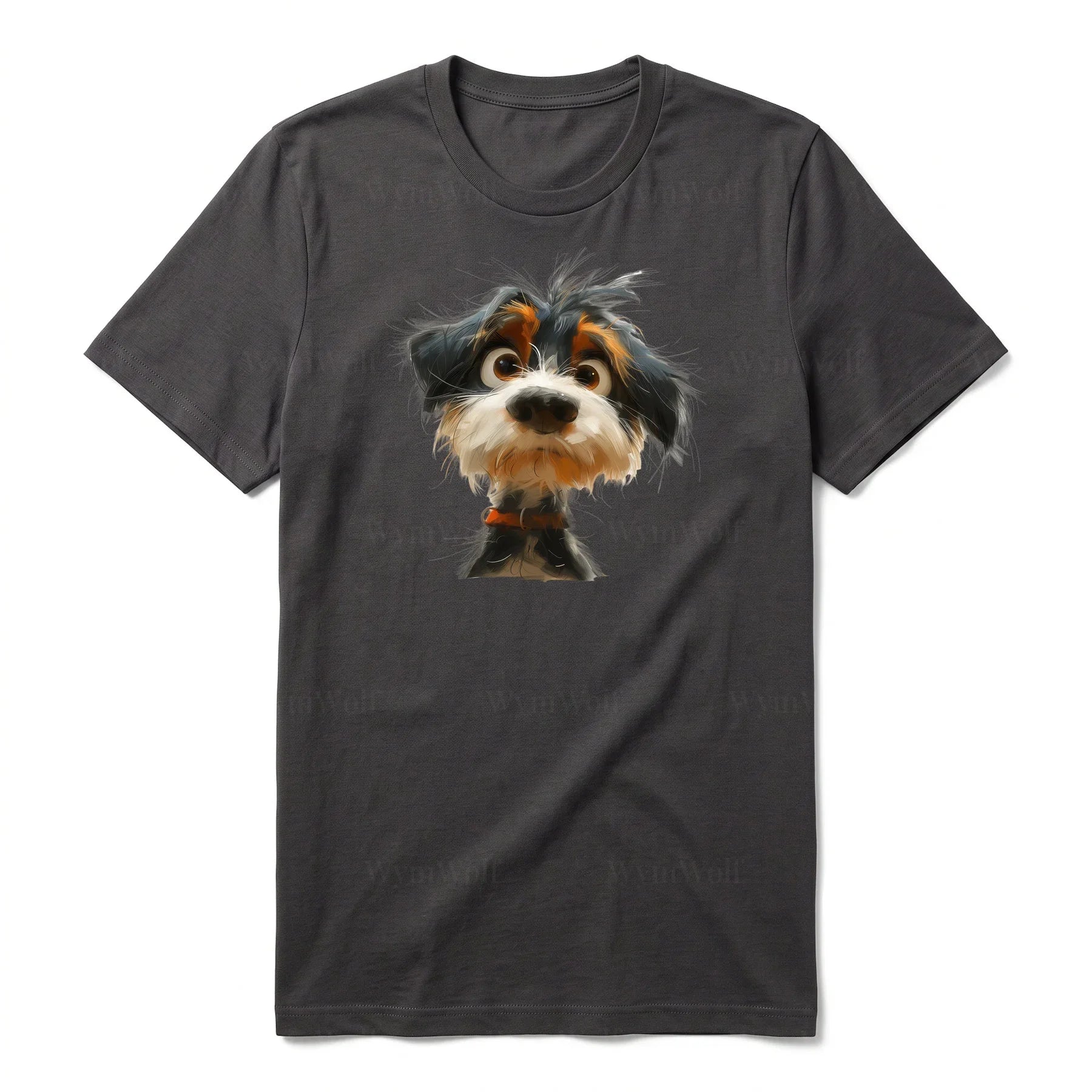 T-shirt Dog graphic 0061 - Dark Gray