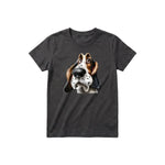T-shirt Dog graphic 0062 - Dark Gray