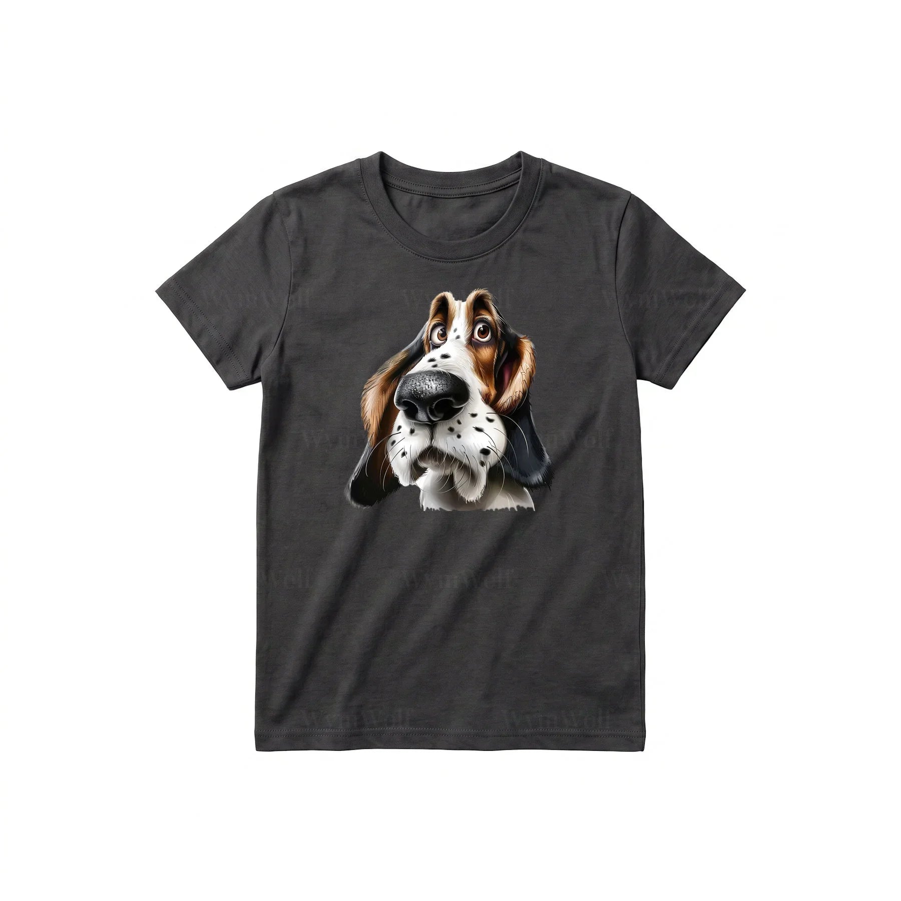 T-shirt Dog graphic 0062 - Dark Gray