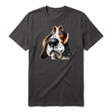 T-shirt Dog graphic 0062 - Dark Gray