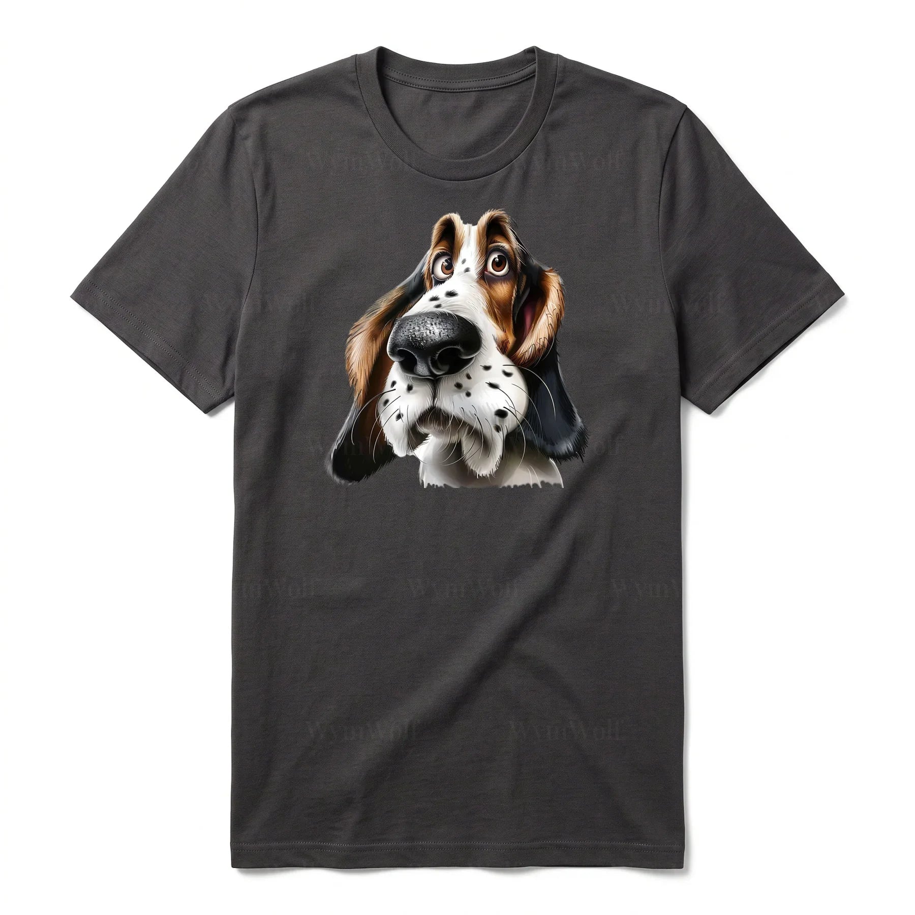 T-shirt Dog graphic 0062 - Dark Gray