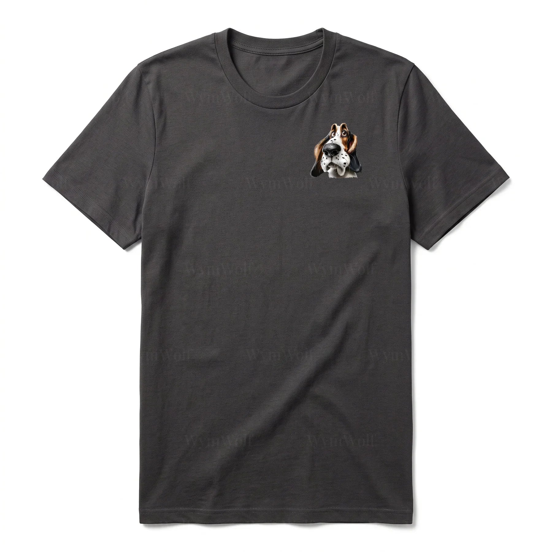 T-shirt Dog graphic 0062 - Dark Gray