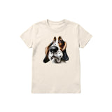 T-shirt Dog graphic 0062 - Natural