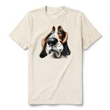 T-shirt Dog graphic 0062 - Natural