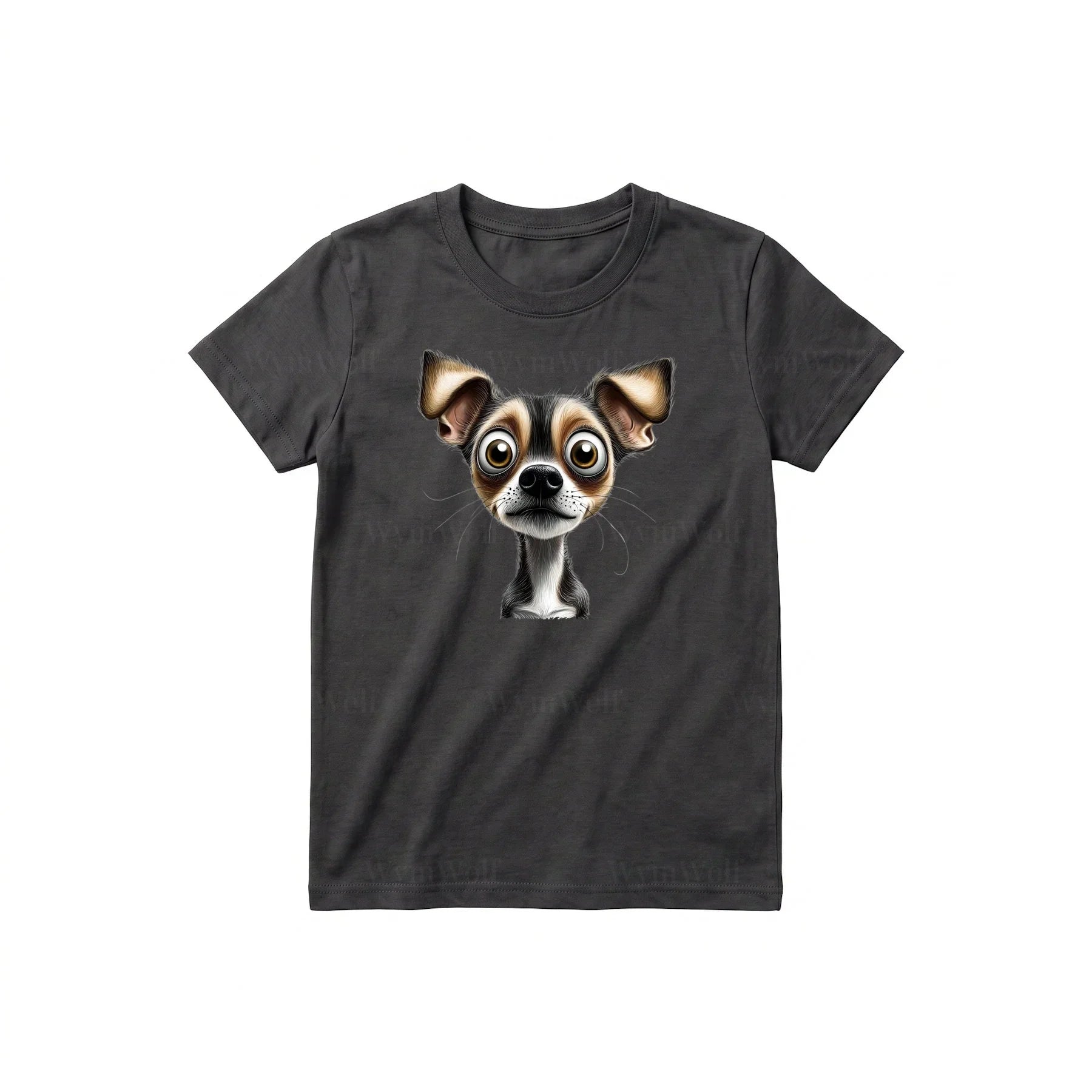 T-shirt Dog graphic 0063 - Dark Gray