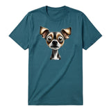 T-shirt Dog graphic 0063 - Deep Teal