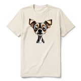 T-shirt Dog graphic 0063 - Natural