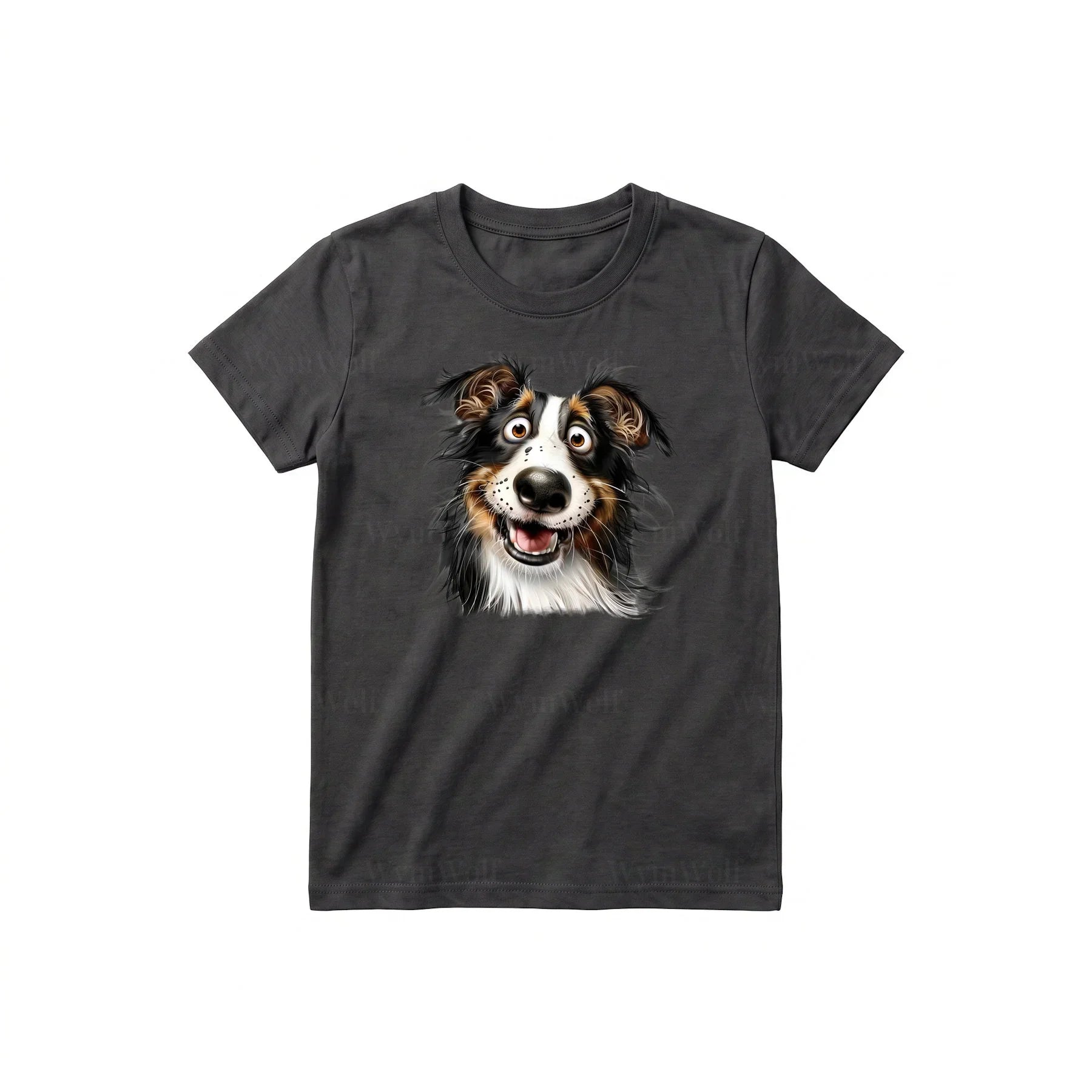 T-shirt Dog graphic 0064 - Dark Gray