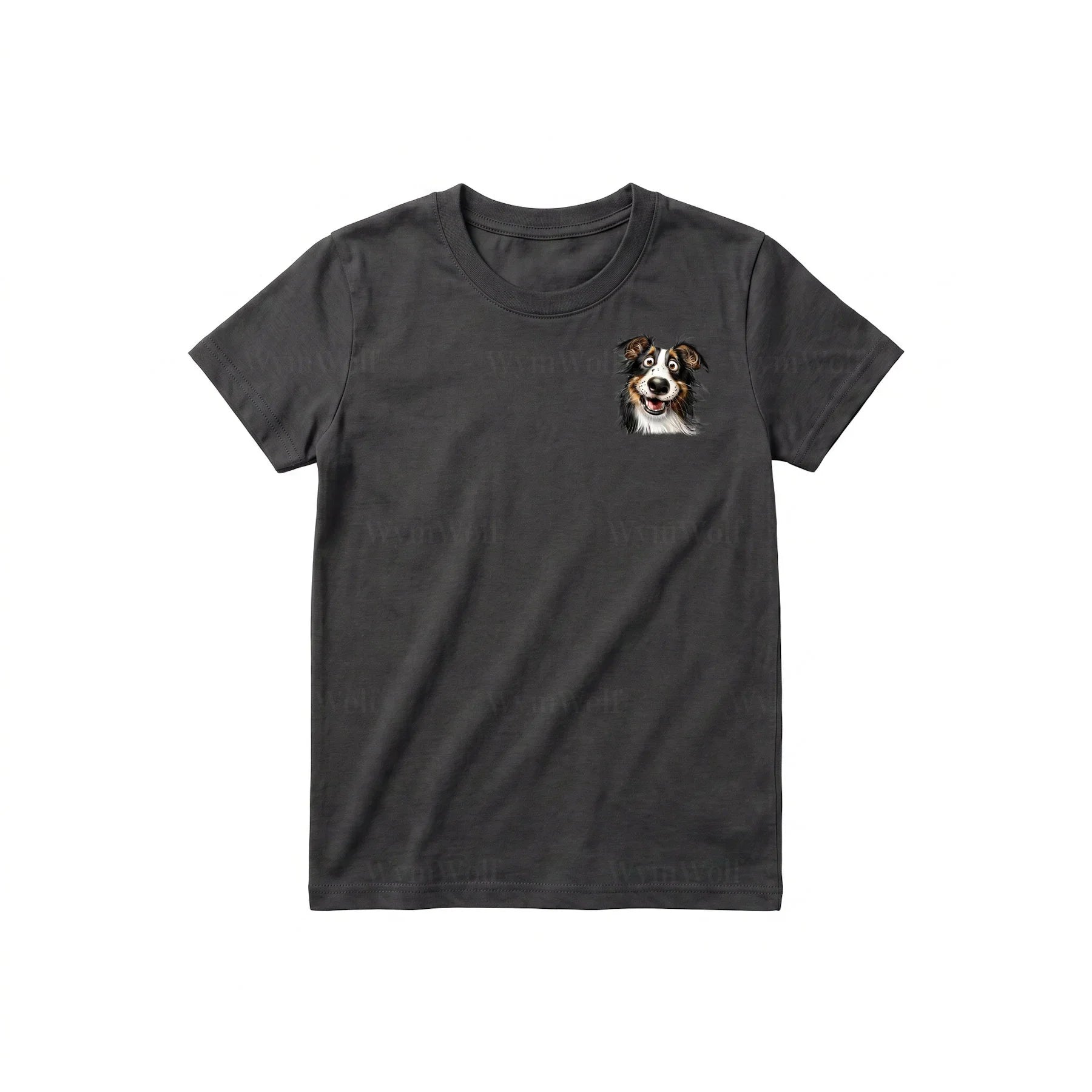 T-shirt Dog graphic 0064 - Dark Gray
