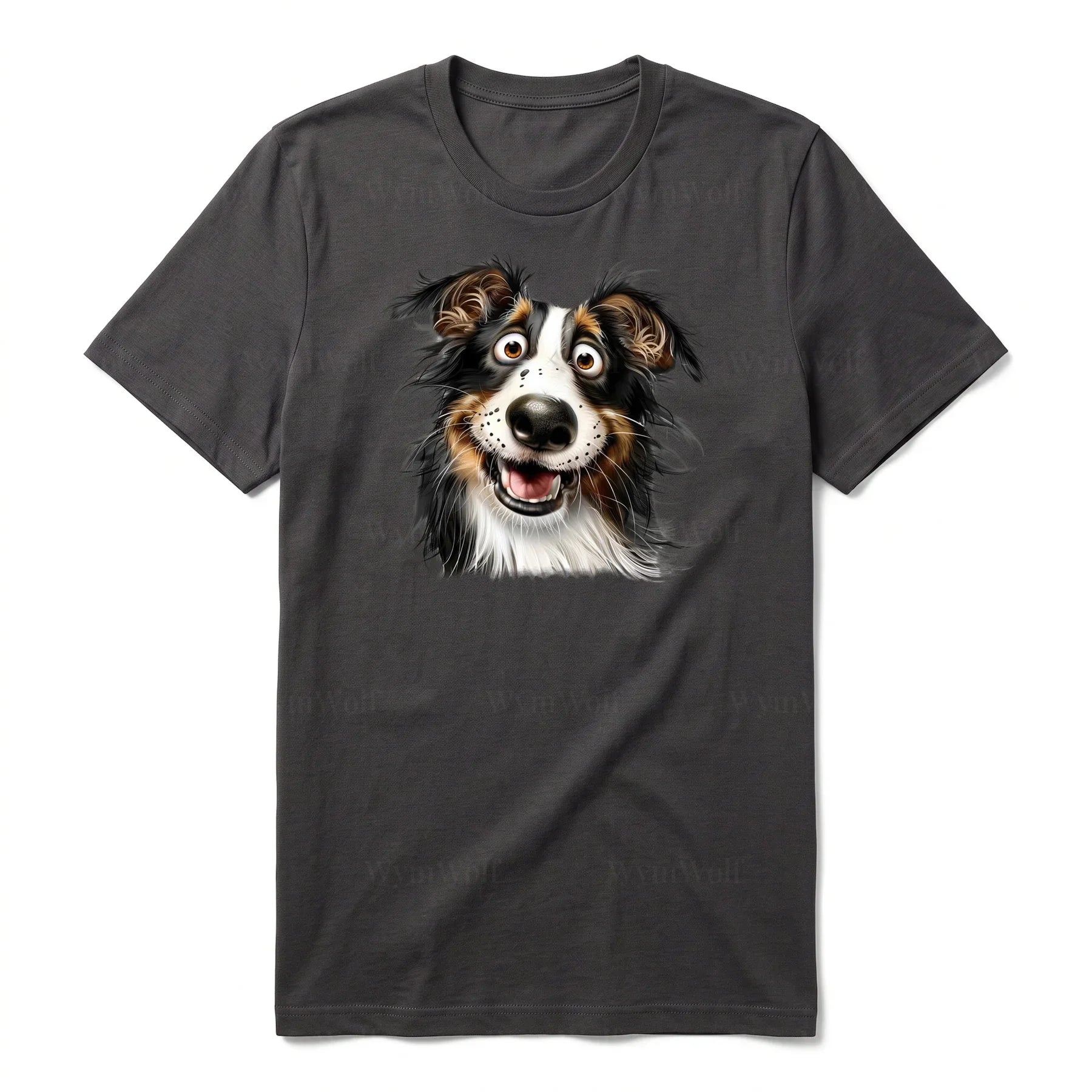 T-shirt Dog graphic 0064 - Dark Gray