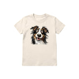 T-shirt Dog graphic 0064 - Natural