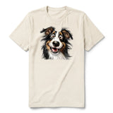 T-shirt Dog graphic 0064 - Natural