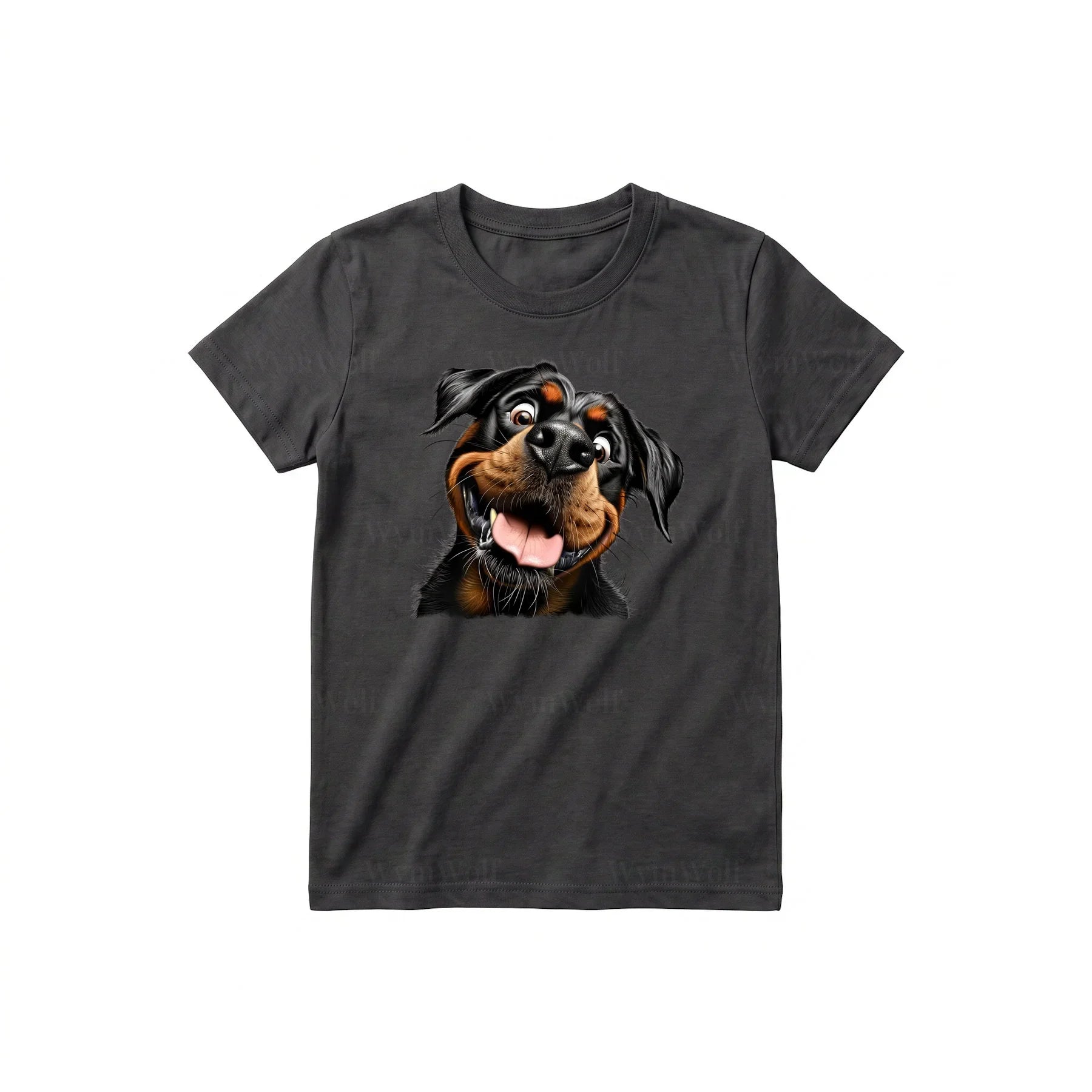 T-shirt Dog graphic 0065 - Dark Gray