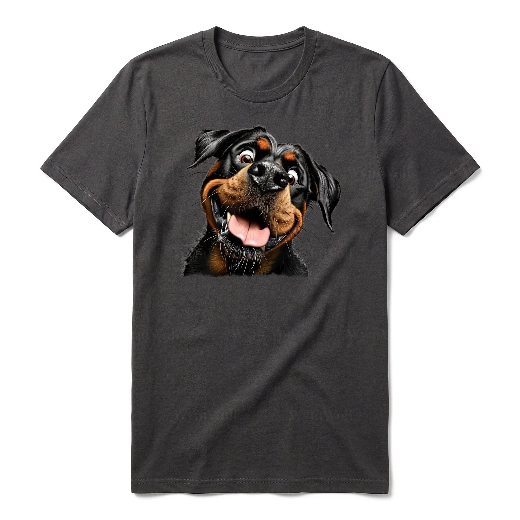 T-shirt Dog graphic 0065 - Dark Gray