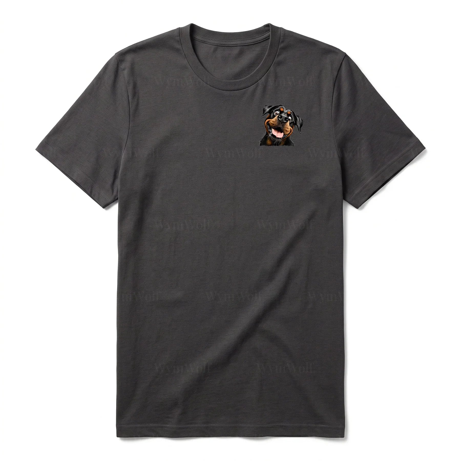 T-shirt Dog graphic 0065 - Dark Gray