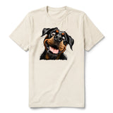 T-shirt Dog graphic 0065 - Natural