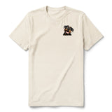T-shirt Dog graphic 0065 - Natural