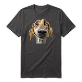 T-shirt Dog graphic 0066 - Dark Gray