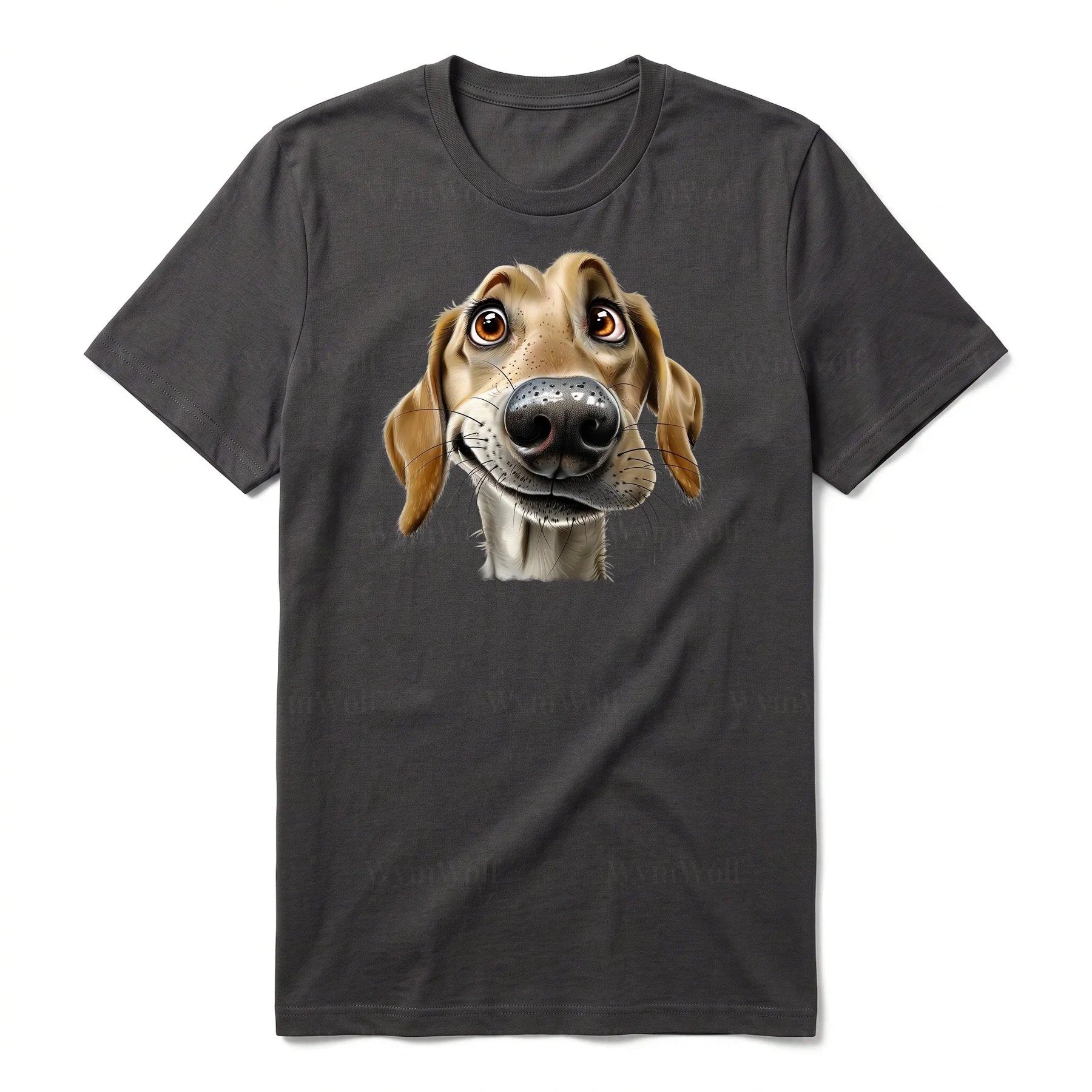 T-shirt Dog graphic 0066 - Dark Gray