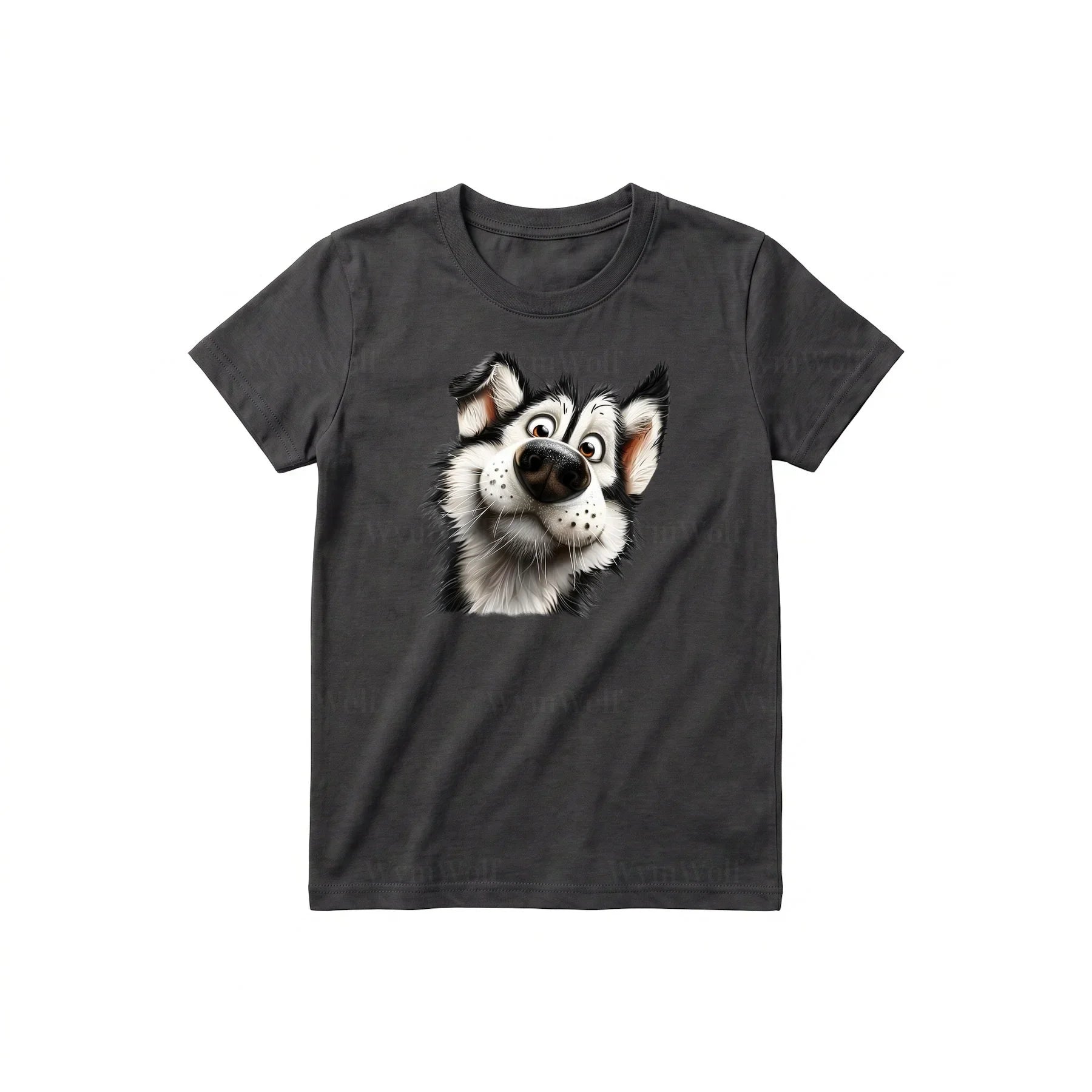 T-shirt Dog graphic 0067 - Dark Gray