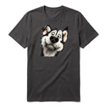 T-shirt Dog graphic 0067 - Dark Gray