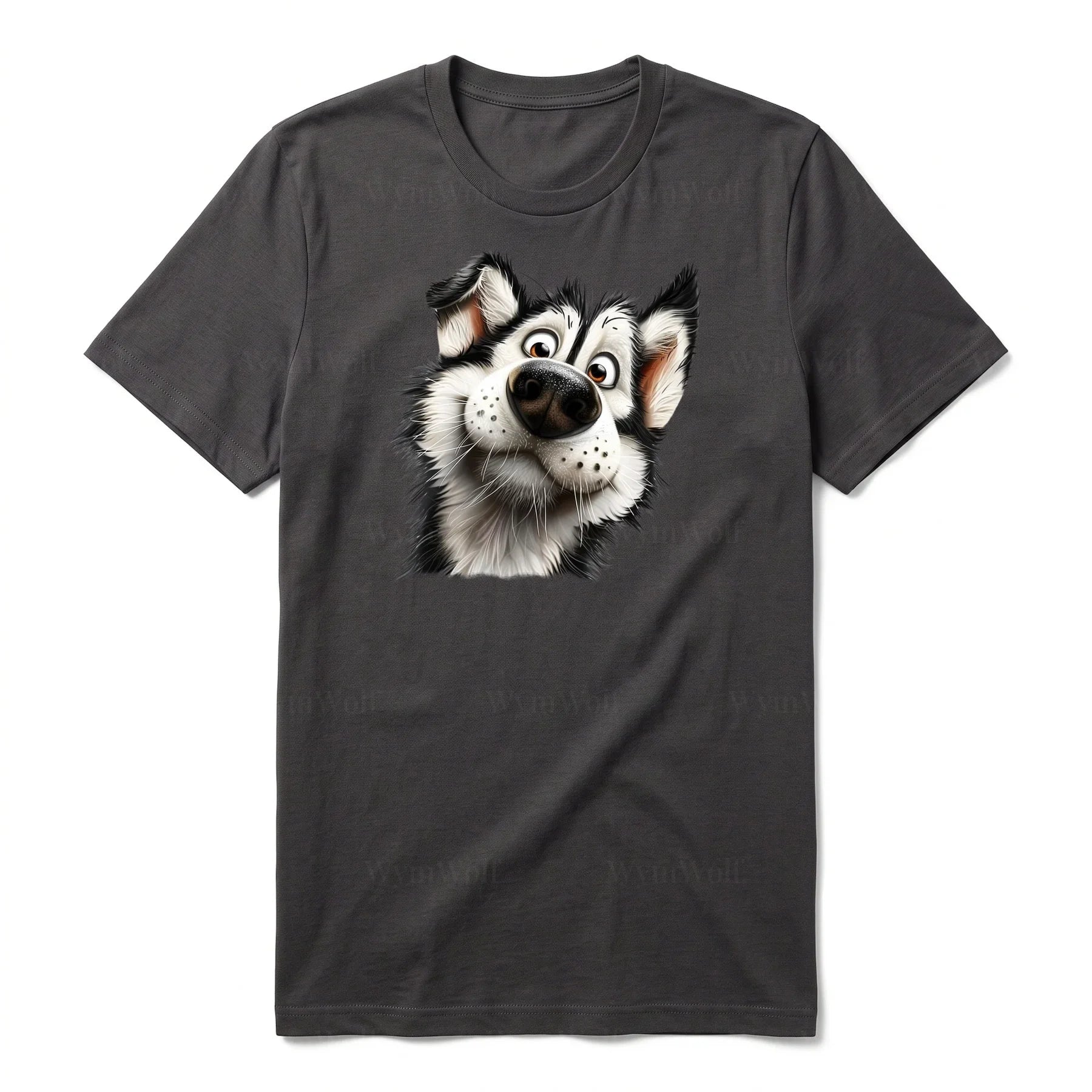 T-shirt Dog graphic 0067 - Dark Gray
