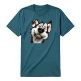 T-shirt Dog graphic 0067 - Deep Teal