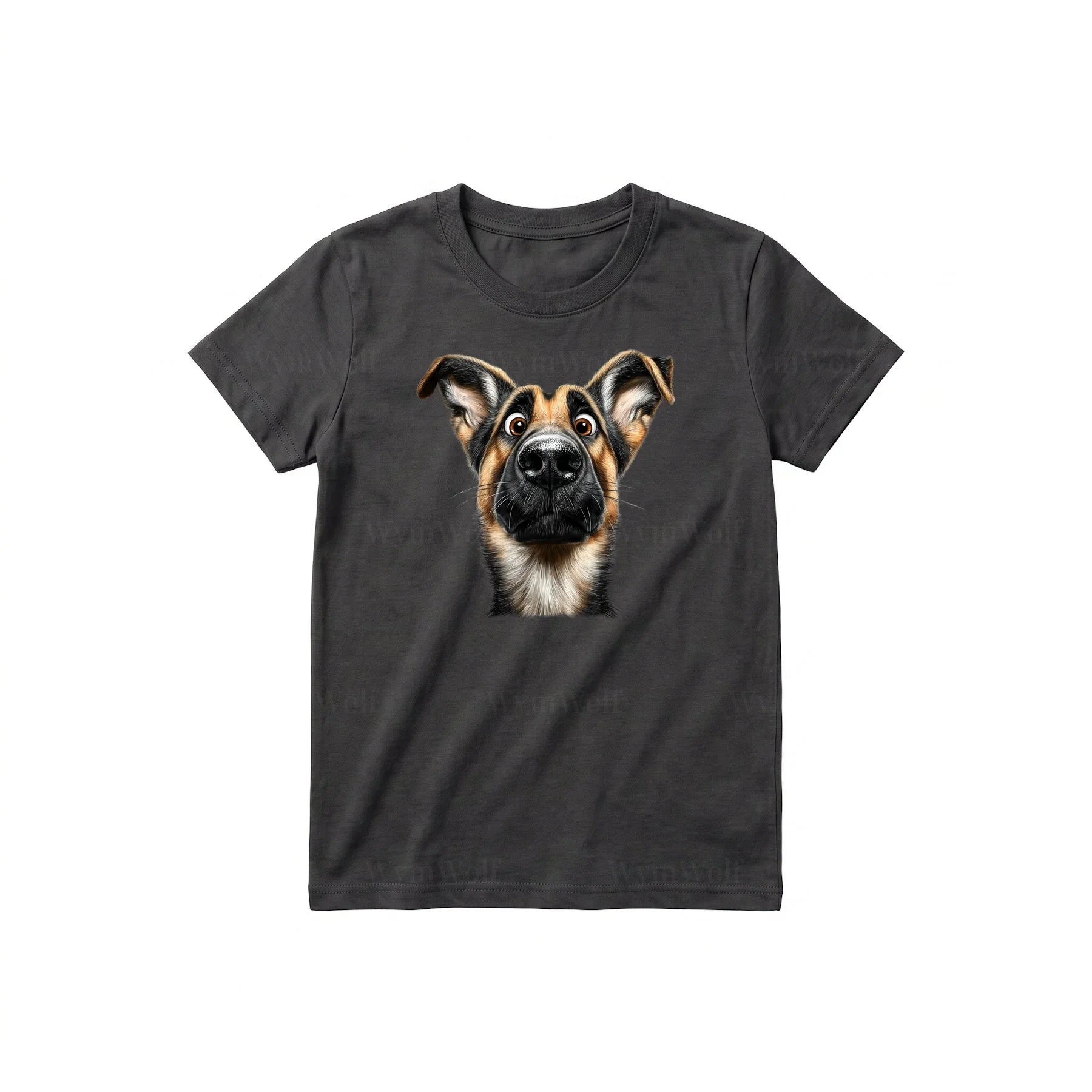 T-shirt Dog graphic 0068 - Dark Gray