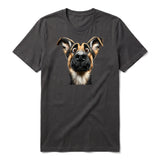 T-shirt Dog graphic 0068 - Dark Gray