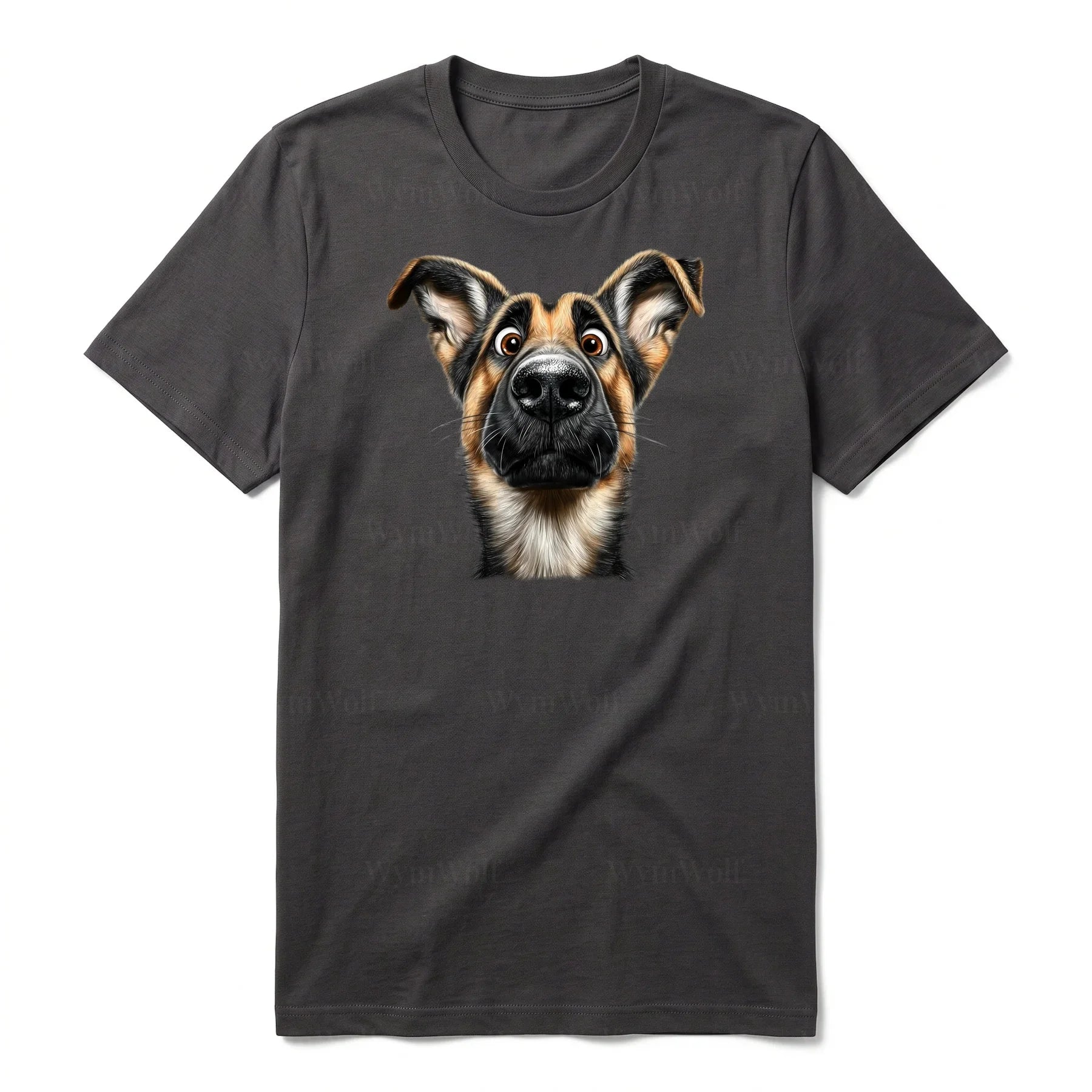 T-shirt Dog graphic 0068 - Dark Gray