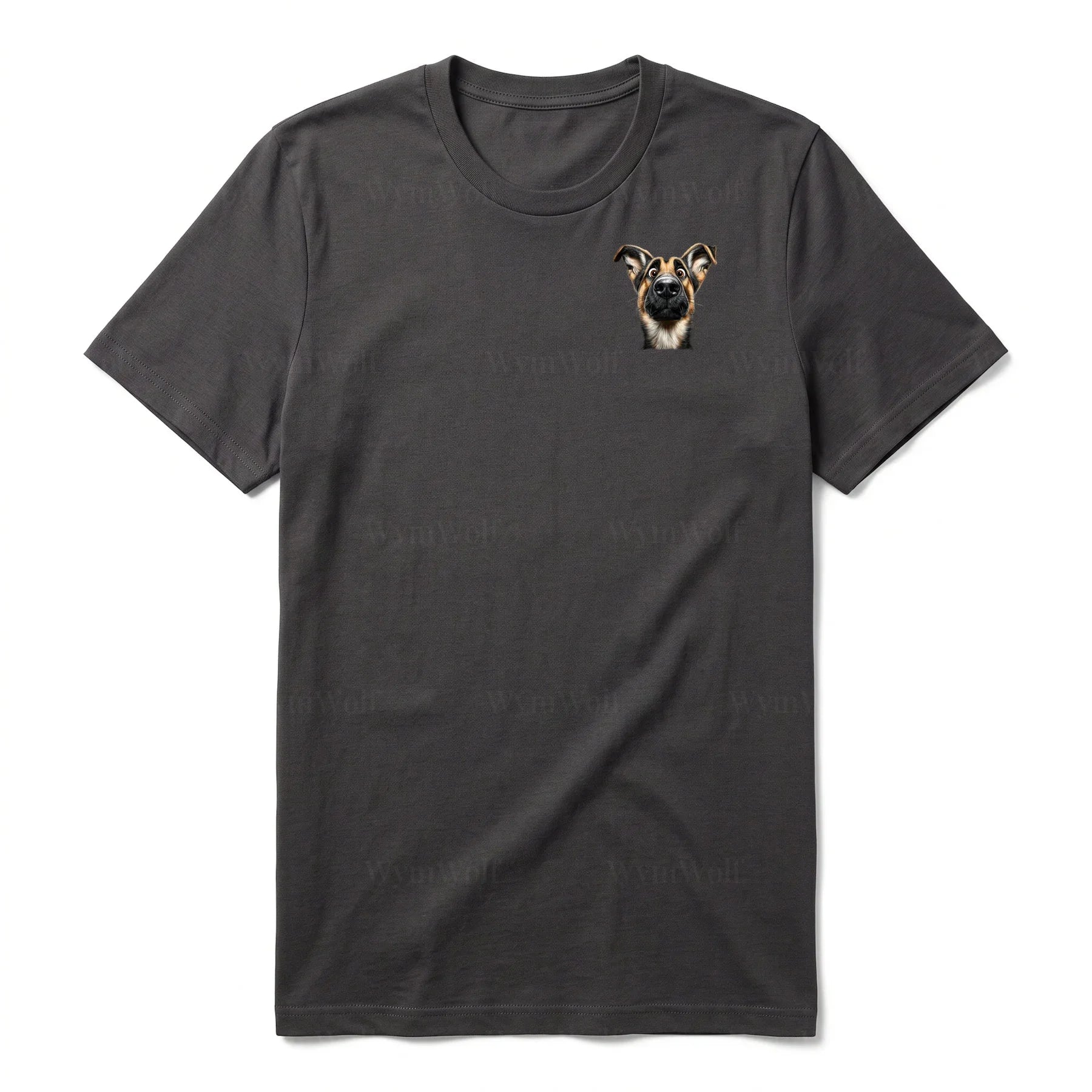 T-shirt Dog graphic 0068 - Dark Gray