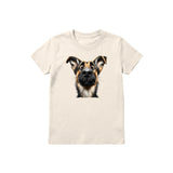 T-shirt Dog graphic 0068 - Natural