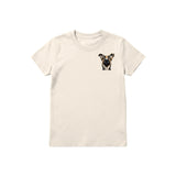 T-shirt Dog graphic 0068 - Natural